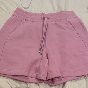 Lululemon Athletica Light Pink Athletic Shorts